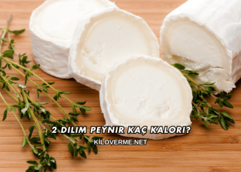 2 Dilim Peynir Kaç Kalori?