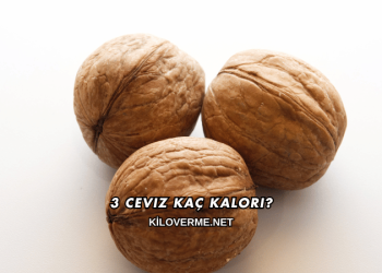 3 Ceviz Kaç Kalori?