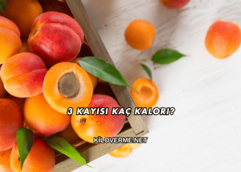3 Kayısı Kaç Kalori?