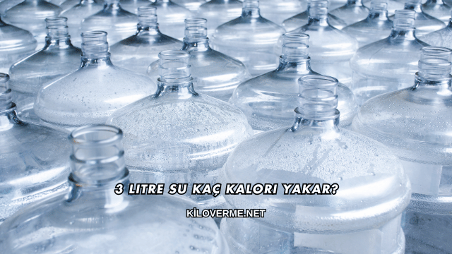 3 Litre Su Kaç Kalori Yakar?