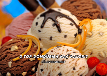 3 Top Dondurma Kaç Kalori?