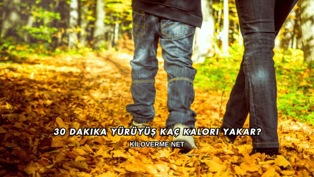 30 Dakika Yürüyüş Kaç Kalori Yakar?