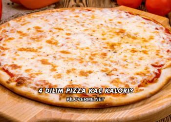 4 Dilim Pizza Kaç Kalori?