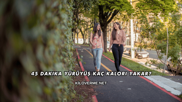 45 Dakika Yürüyüş Kaç Kalori Yakar?