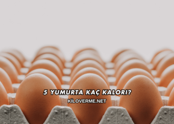 5 Yumurta Kaç Kalori?