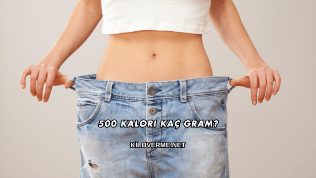 500 Kalori Kaç Gram?