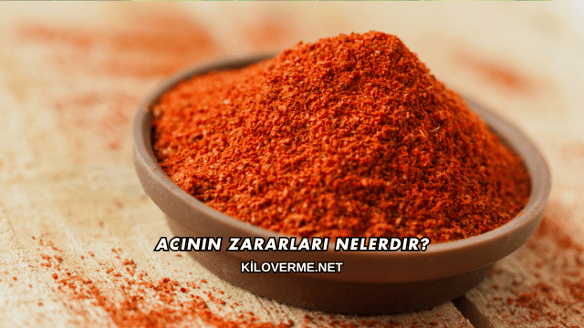 Acının Zararları Nelerdir?