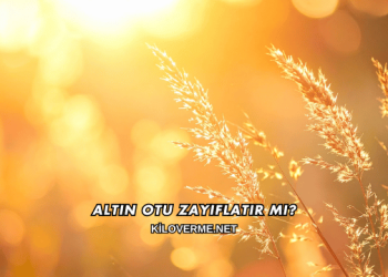 Altın Otu Zayıflatır mı?