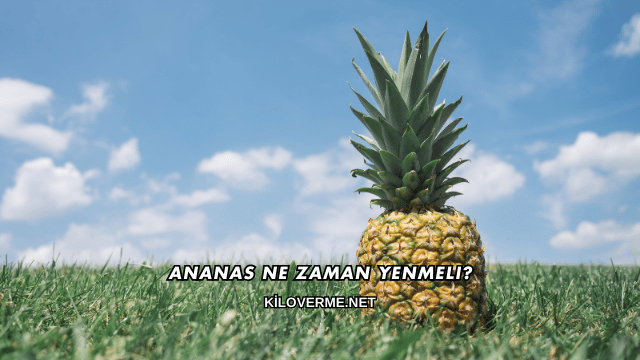 Ananas Ne Zaman Yenmeli?