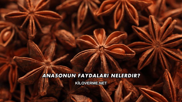 Anasonun Faydaları Nelerdir?