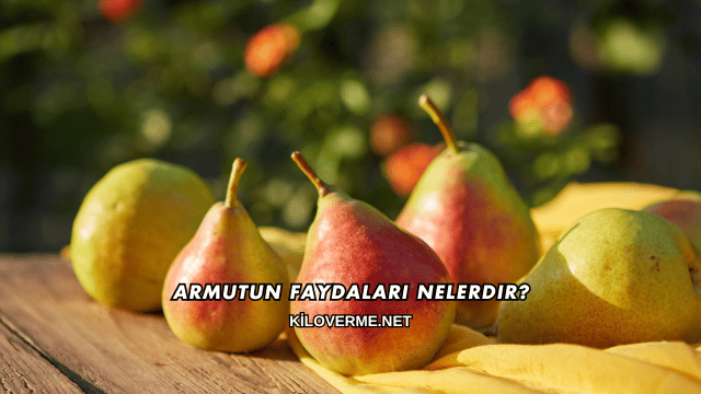 Armutun Faydaları Nelerdir?