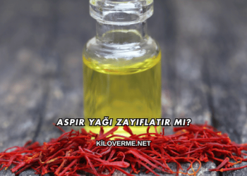 Aspir Yağı Zayıflatır mı?