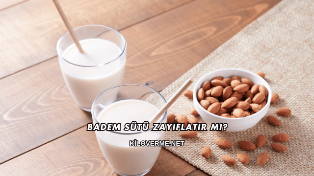 Badem Sütü Zayıflatır mı?