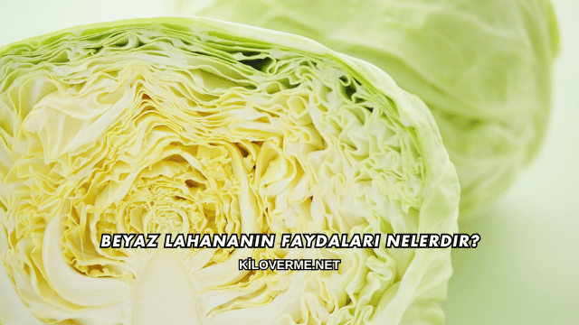 Beyaz Lahananın Faydaları Nelerdir?