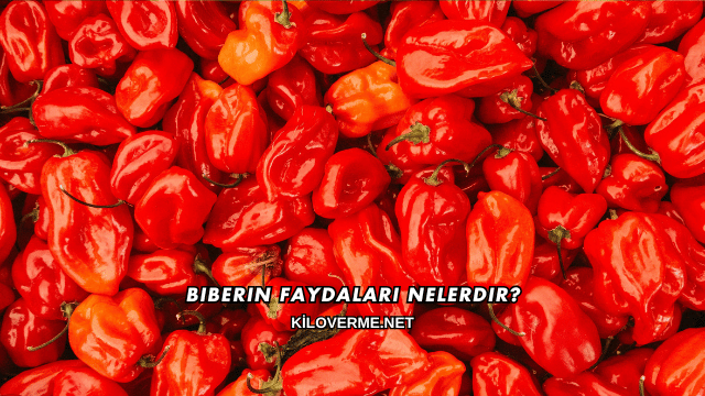 Biberin Faydaları Nelerdir?