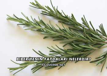 Biberiyenin Faydaları Nelerdir?