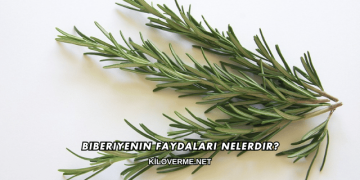 Biberiyenin Faydaları Nelerdir?