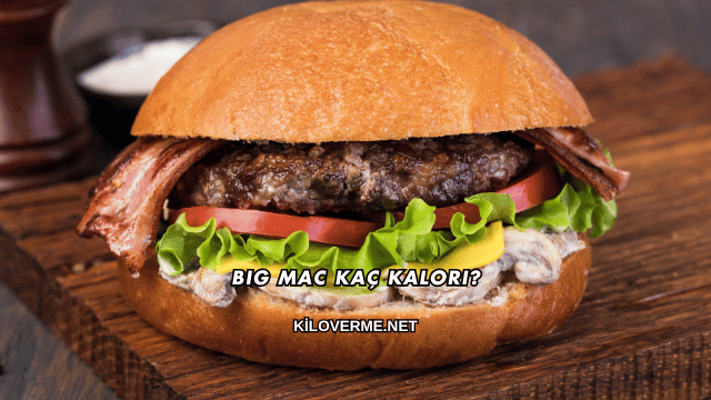Big Mac Kaç Kalori?