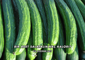 Bir Adet Salatalık Kaç Kalori?