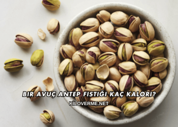 Bir Avuç Antep Fıstığı Kaç Kalori?
