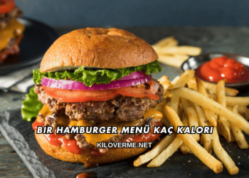Bir Hamburger Menü Kaç Kalori?