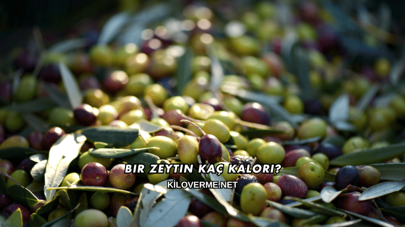 Bir Zeytin Kaç Kalori?