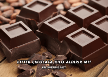 Bitter Çikolata Kilo Aldırır mı?