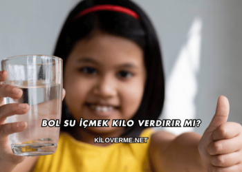 Bol Su İçmek Kilo Verdirir mi?