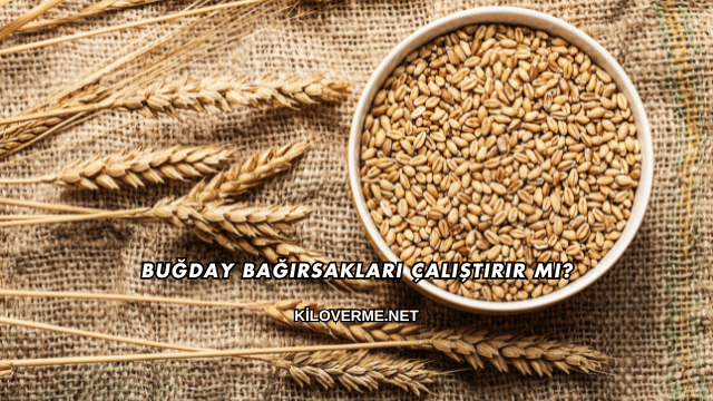 Buğday Bağırsakları Çalıştırır mı?