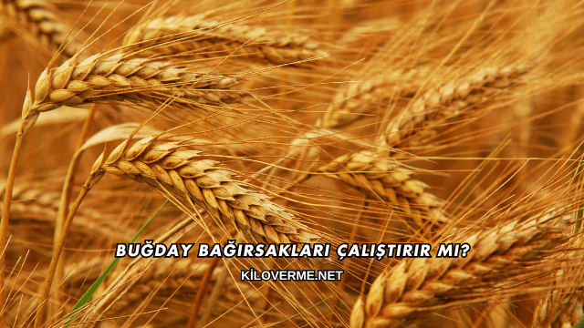 Buğday Bağırsakları Çalıştırır mı?
