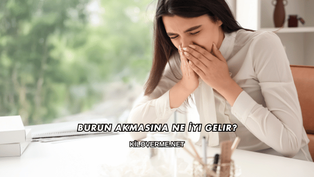 Burun Akmasına Ne İyi Gelir?