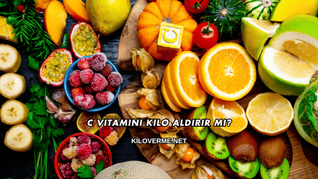 C Vitamini Kilo Aldırır mı?