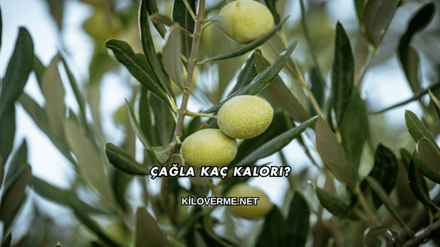 Çağla Kaç Kalori?