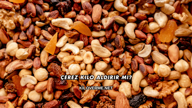 Çerez Kilo Aldırır mı?