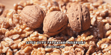 Ceviz Suyu Faydaları Nelerdir?