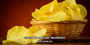 Cipsin Zararları Nelerdir?