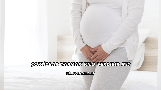 Çok İdrar Yapmak Kilo Verdirir mi?