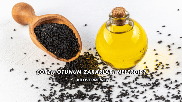 Çörek Otunun Zararları Nelerdir?
