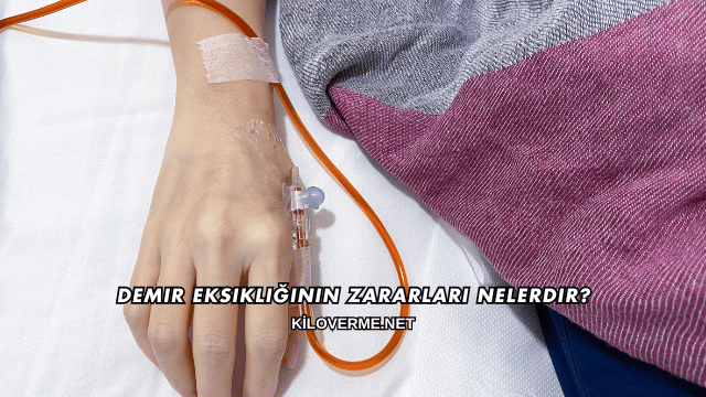 Demir Eksikliğinin Zararları Nelerdir?