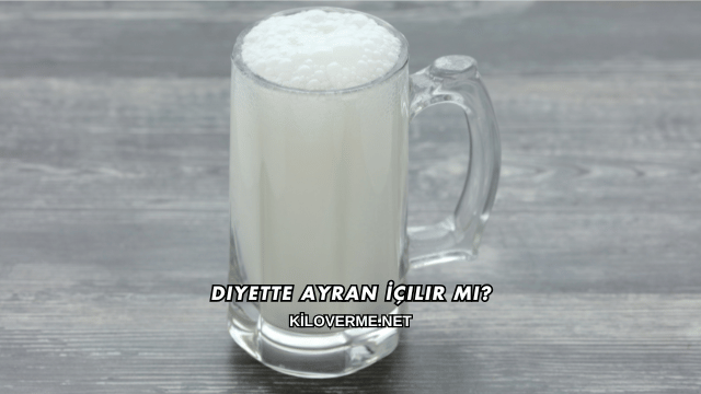 Diyette Ayran İçilir mi?