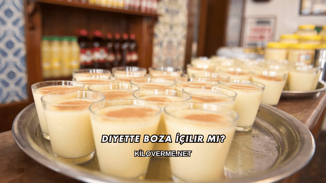 Diyette Boza İçilir mi?