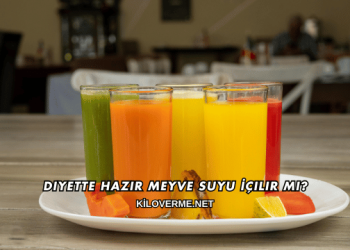 Diyette Hazır Meyve Suyu İçilir mi?