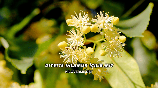 Diyette Ihlamur İçilir mi?
