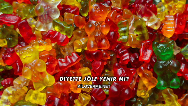 Diyette Jöle Yenir mi?