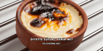 Diyette Sütlaç Yenir mi?