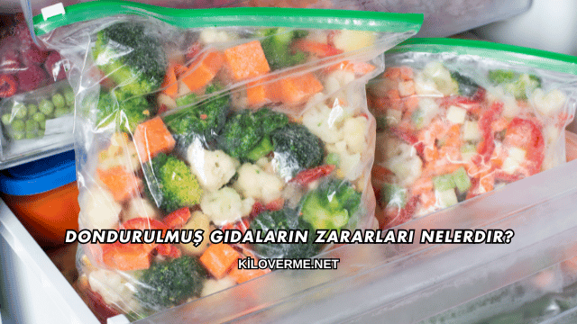 Dondurulmuş Gıdaların Zararları Nelerdir?