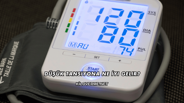 Düşük Tansiyona Ne İyi Gelir?