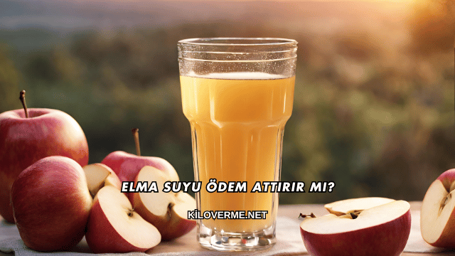 Elma Suyu Ödem Attırır mı?