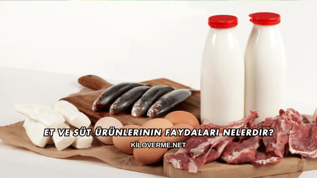 Et ve Süt Ürünlerinin Faydaları Nelerdir?