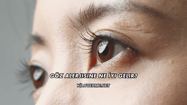 Göz Alerjisine Ne İyi Gelir?
